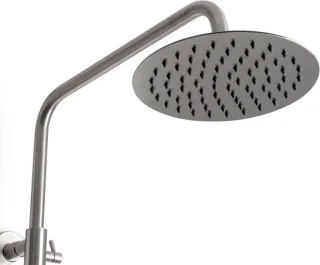 Wiesbaden 304 RVS Douchesysteem thermostaatkraan 15cm hartafstand