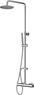 Wiesbaden 304 RVS Douchesysteem thermostaatkraan 15cm hartafstand