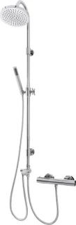 Wiesbaden Altara Regendouche Set Chroom 15+20 cm