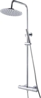 Wiesbaden Caral thermostatische regendoucheset chroom