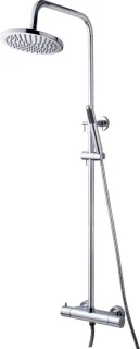 Wiesbaden Caral thermostatische regendoucheset chroom