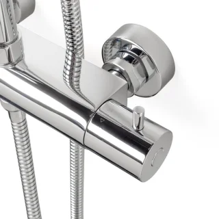 Wiesbaden Caral thermostatische regendoucheset chroom