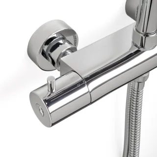 Wiesbaden Caral thermostatische regendoucheset chroom