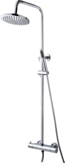 Wiesbaden Caral thermostatische regendoucheset chroom