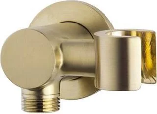 Wiesbaden One-Pack Inbouwthermostaat Rond 403 Geborsteld Messing 30 cm