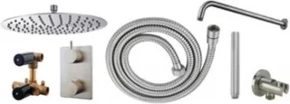 Wiesbaden One-Pack inbouwthermostaatset rond 204 GS 30 cm