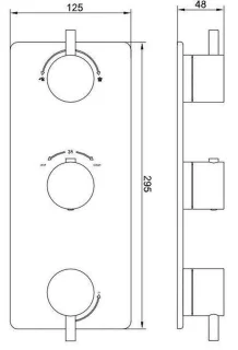 Wiesbaden Regendouche 117 Inbouw Set