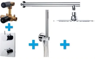 Wiesbaden Regendouche Type 123 Inbouw 30 cm