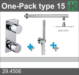 Wiesbaden Regendouche Type 15 Inbouw ø20 cm