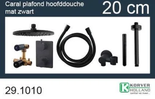 Xellanz One 301 MZ Inbouwthermostaatset Rond 20 cm