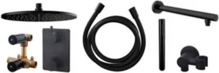 Xellanz One Inbouwthermostaatset Rond 304 RVS 30 cm