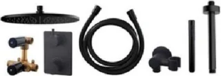 Xellanz One Inbouwthermostaatset Rond 304 RVS 30 cm