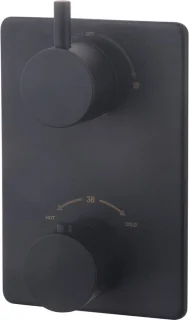 Xellanz One Inbouwthermostaatset Rond 304 RVS 30 cm