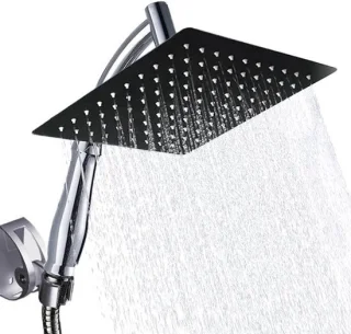 XL-regendouchekop Deluxe ø 28 cm - RVS
