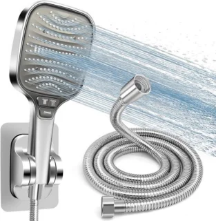 XXL-doucheset met regendouchekop en handdouche