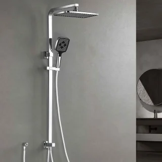 XXL Regendoucheset Chroom