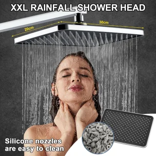 XXL Regendoucheset Chroom