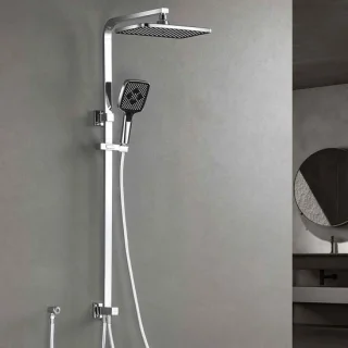XXL Regendoucheset Chroom