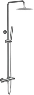 Zimmer thermostatische regendoucheset rond 25 cm chroom