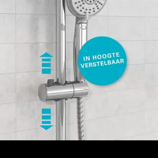 Zomerregen DX1005CS-A Doucheset Chroom Regendouche & Handdouche