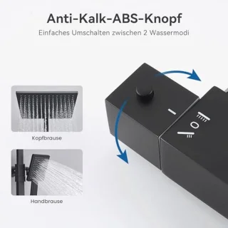 Zwarte Douchekolom