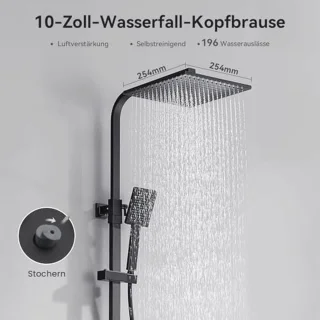 Zwarte Douchekolom