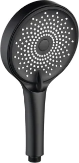 Zwarte handdouche Ø110 mm