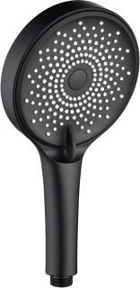Zwarte handdouche Ø110 mm