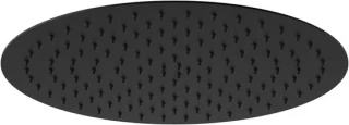 Zwarte inbouw regendouche 30 cm