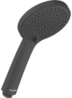 Zwarte matte 3-jet-handdouche