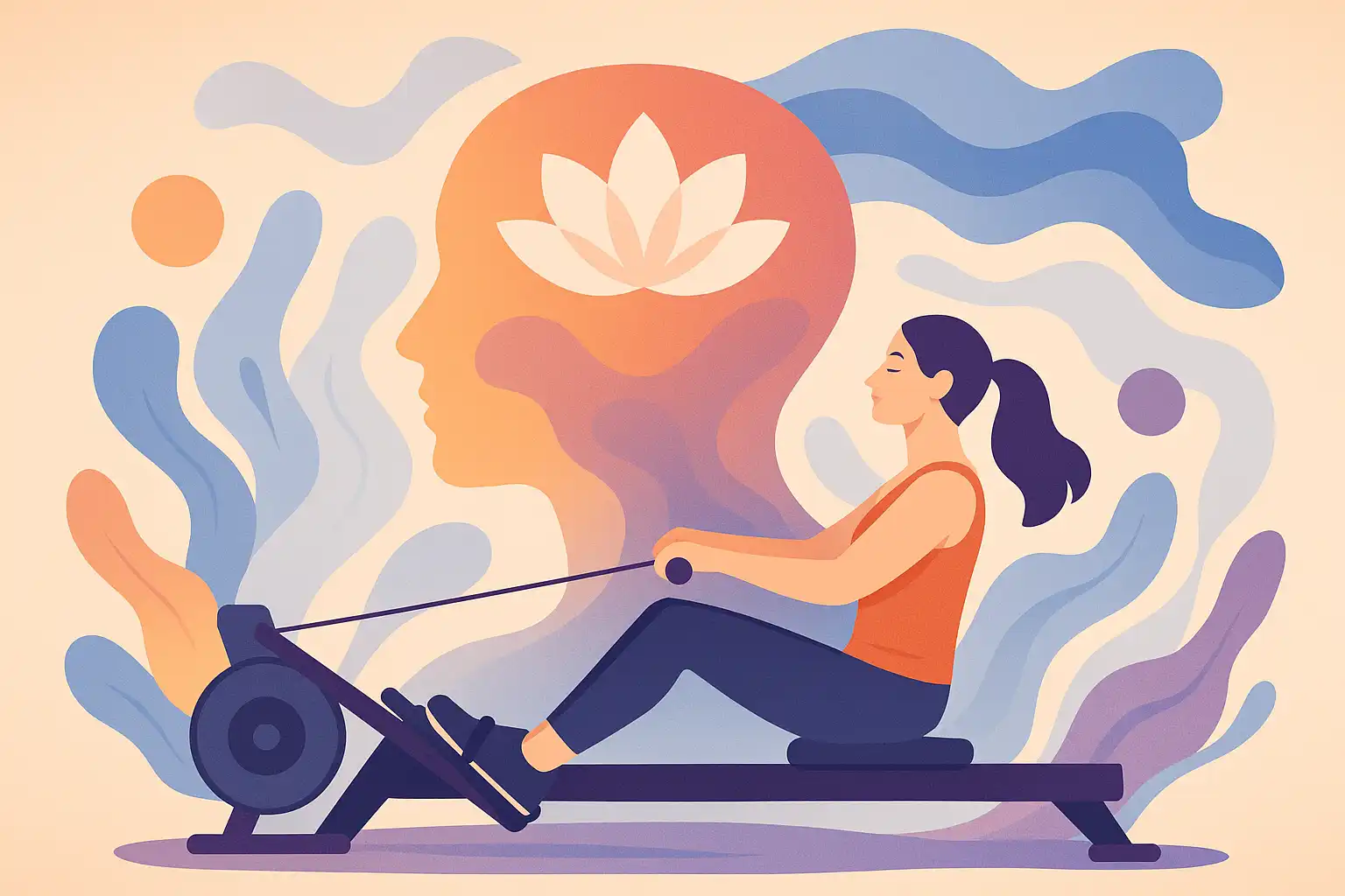 Mindful rowing: combineer ademhaling en meditatie voor een zen-workout op je roeitrainer