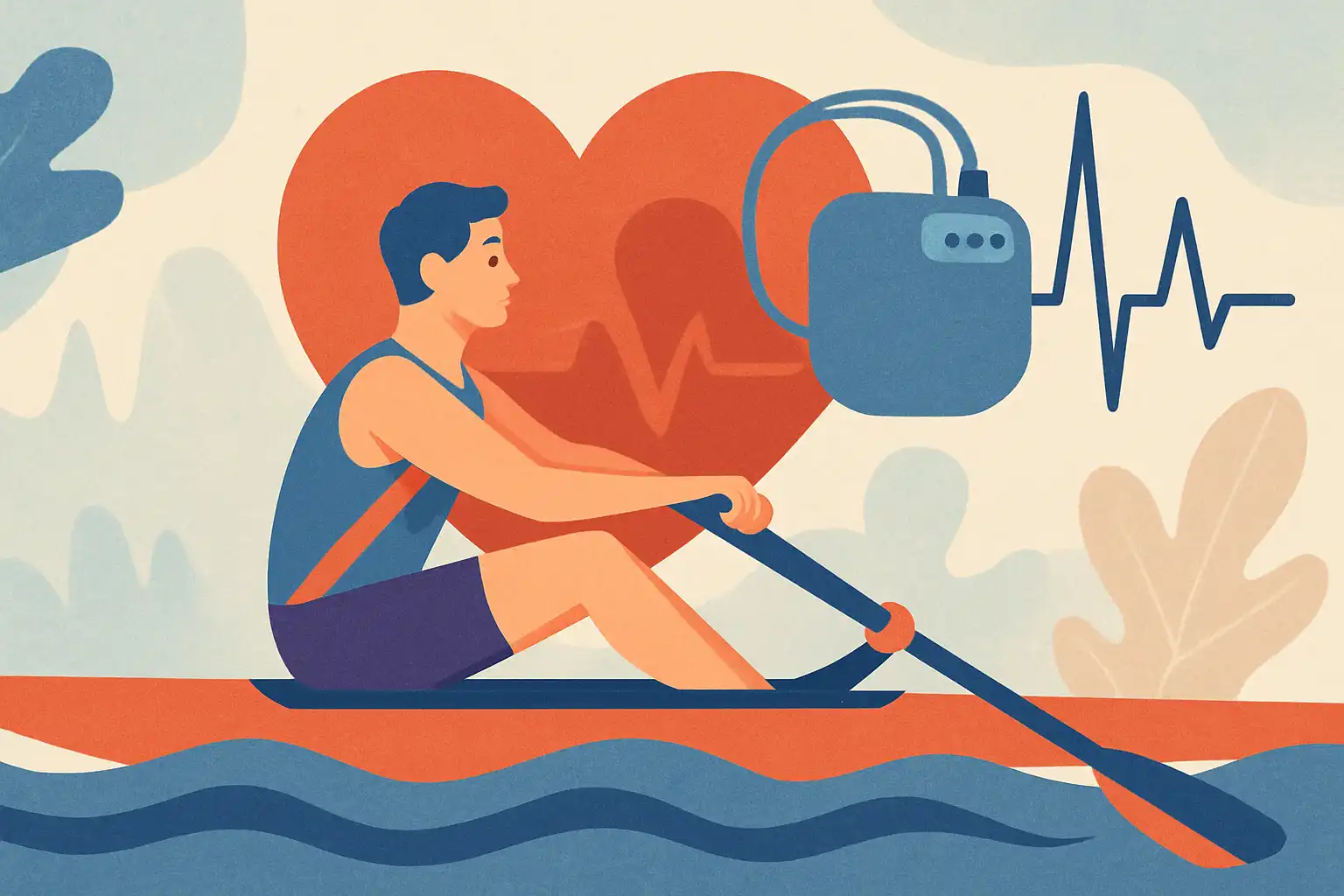 Roeien met een pacemaker: veilige protocollen, risico's en vragen voor je cardioloog