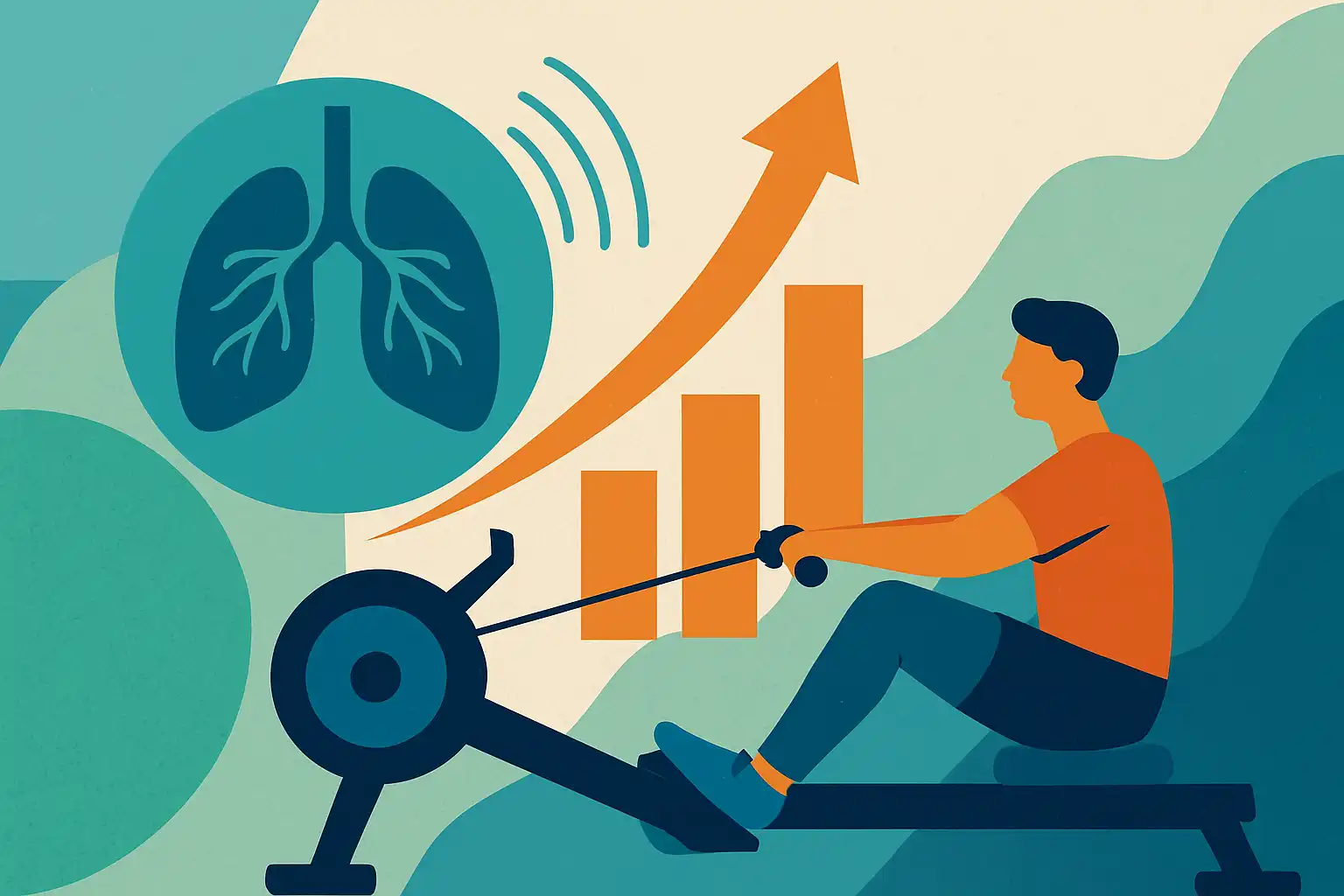 Roeien na ademhalingsproblemen: veilige stappen om je longcapaciteit en uithoudingsvermogen terug te winnen