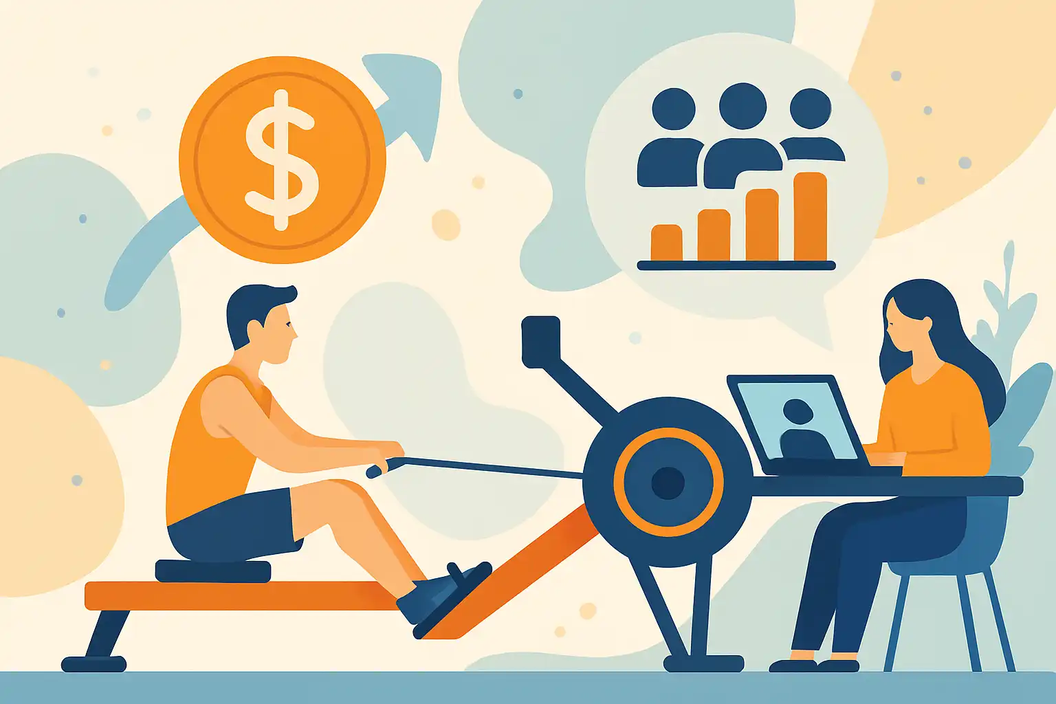 Roeitrainer als passief inkomen: zo verdien je terug met verhuur, groepslessen en online coaching