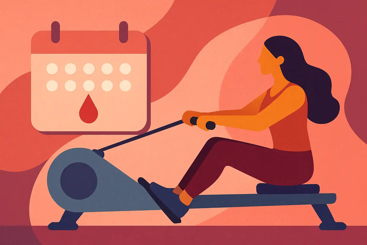 Roeitrainer en menstruatie: hoe je trainingen aanpast per cyclus