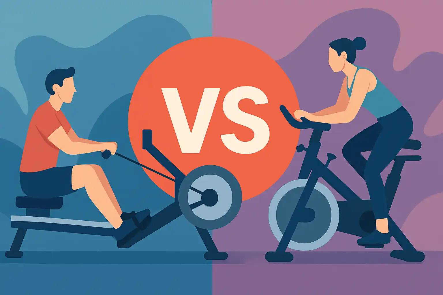 Roeitrainer vs spinningfiets: welke cardio geeft je de beste full-body workout?