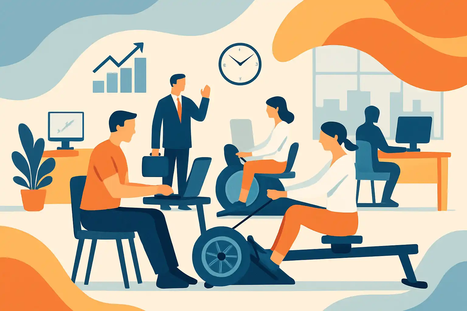 Roeitrainers op de werkvloer: zo verhogen bedrijven productiviteit en welzijn