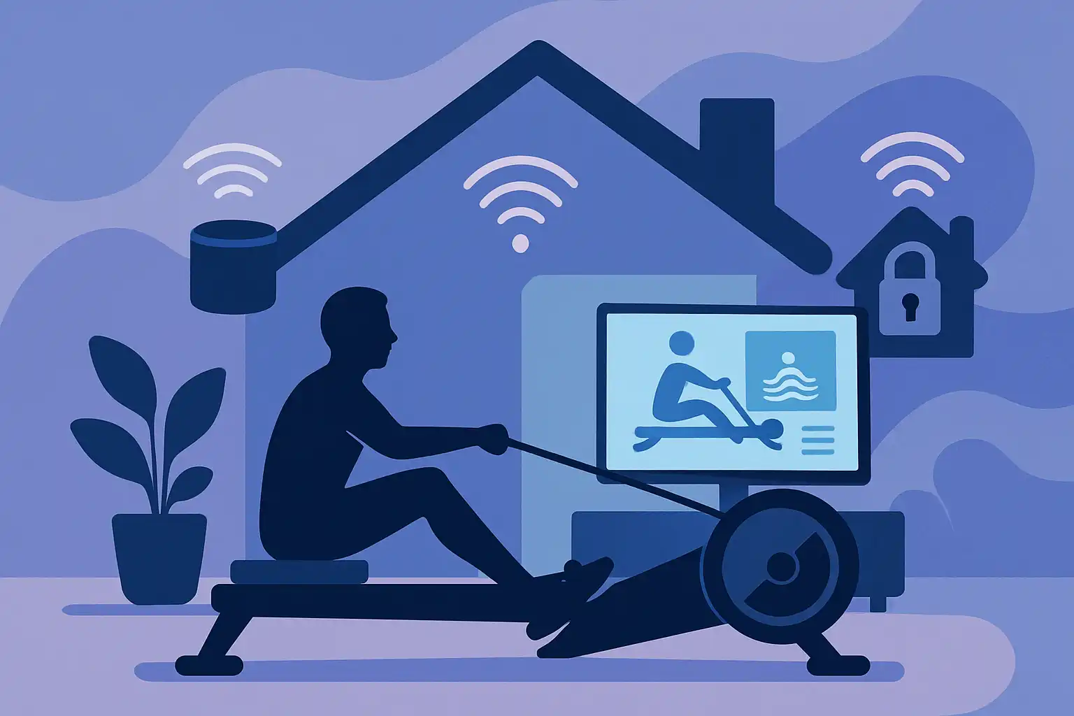 Slimme thuisgym: hoe je roeitrainer onderdeel maakt van je smart home