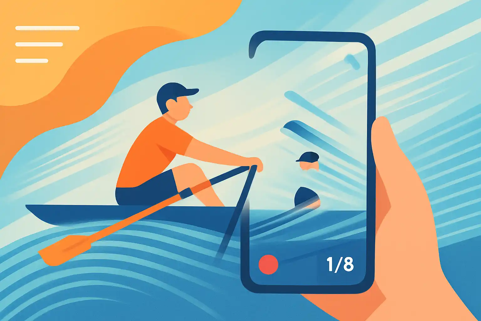 Slow-mo perfection: hoe smartphonevideo je roeislag razendsnel verbetert