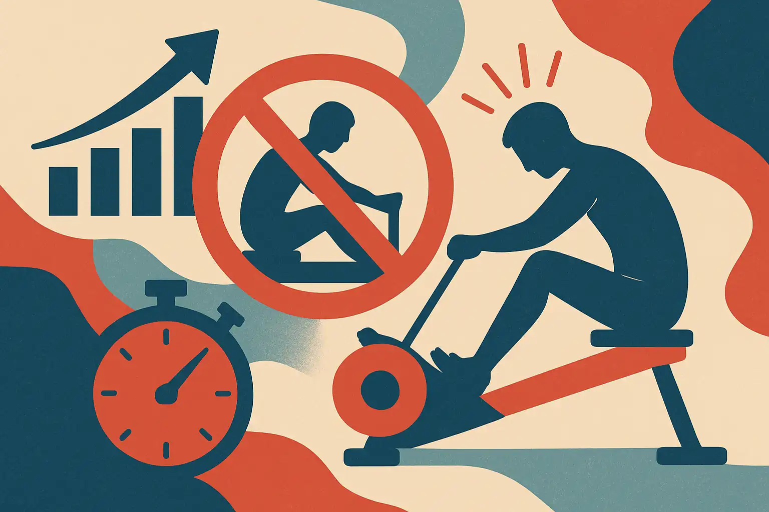 Waarom je moet stoppen met urenlange steady-state sessies op de roeitrainer (en wat je wél moet doen)