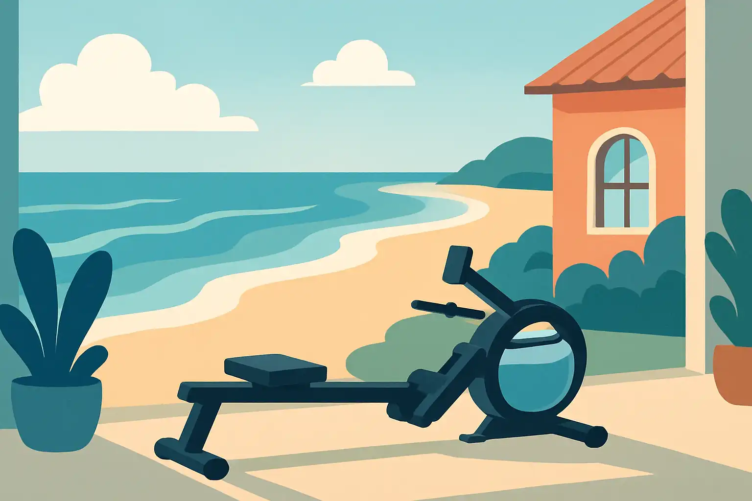 Wonen aan de kust? zo bescherm je je roeitrainer tegen zout, vocht en roest