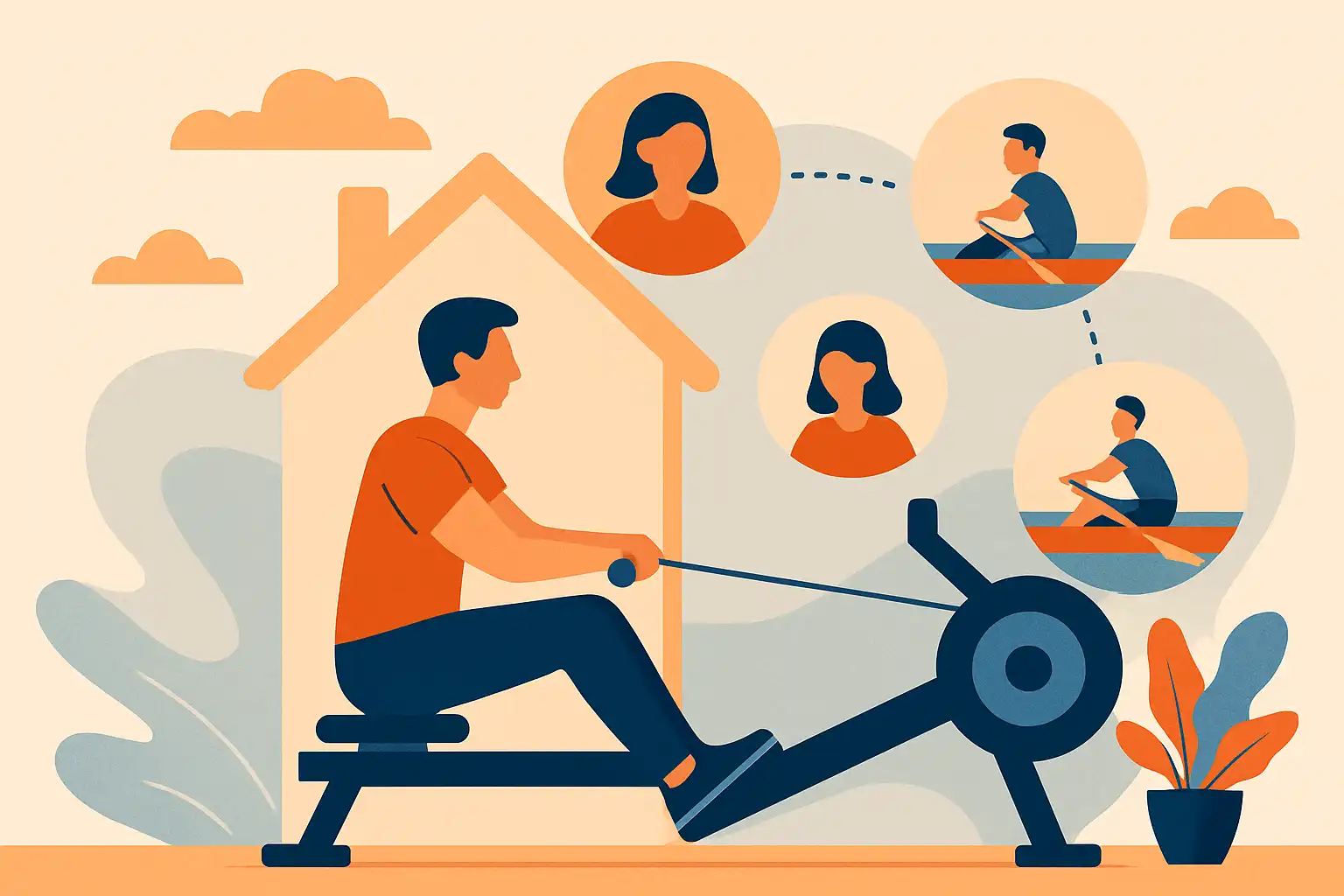 Zo bouw je een lokale roeicommunity rond je thuistrainer en blijf je gemotiveerd