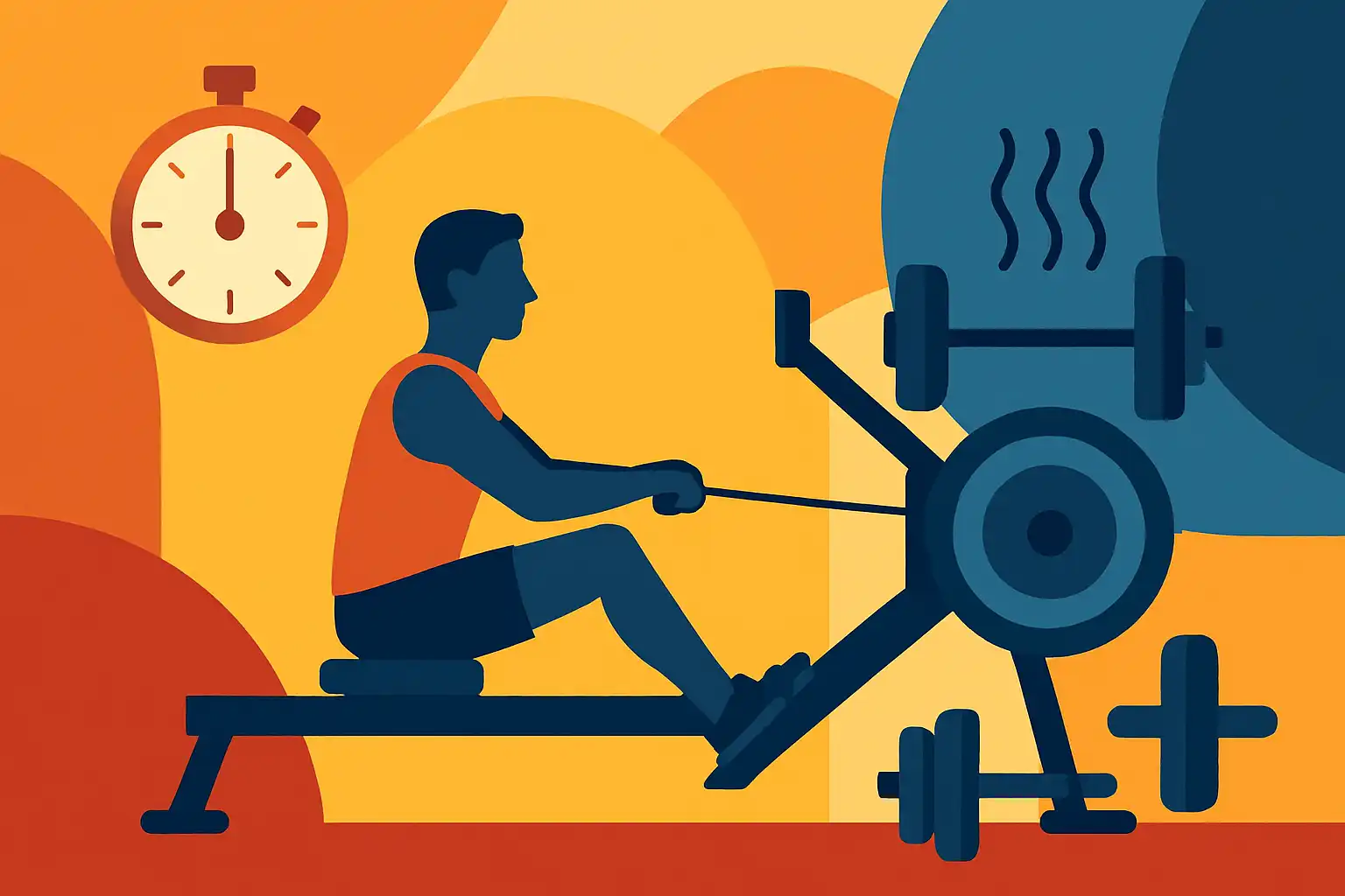 Zo gebruik je je roeitrainer als warming-up voor krachttraining: ideale timing, intensiteit en routines