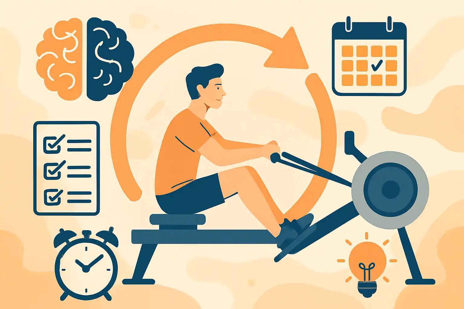 Zo maak je van roeien een onmisbare gewoonte: psychologie, routines en slimme hacks