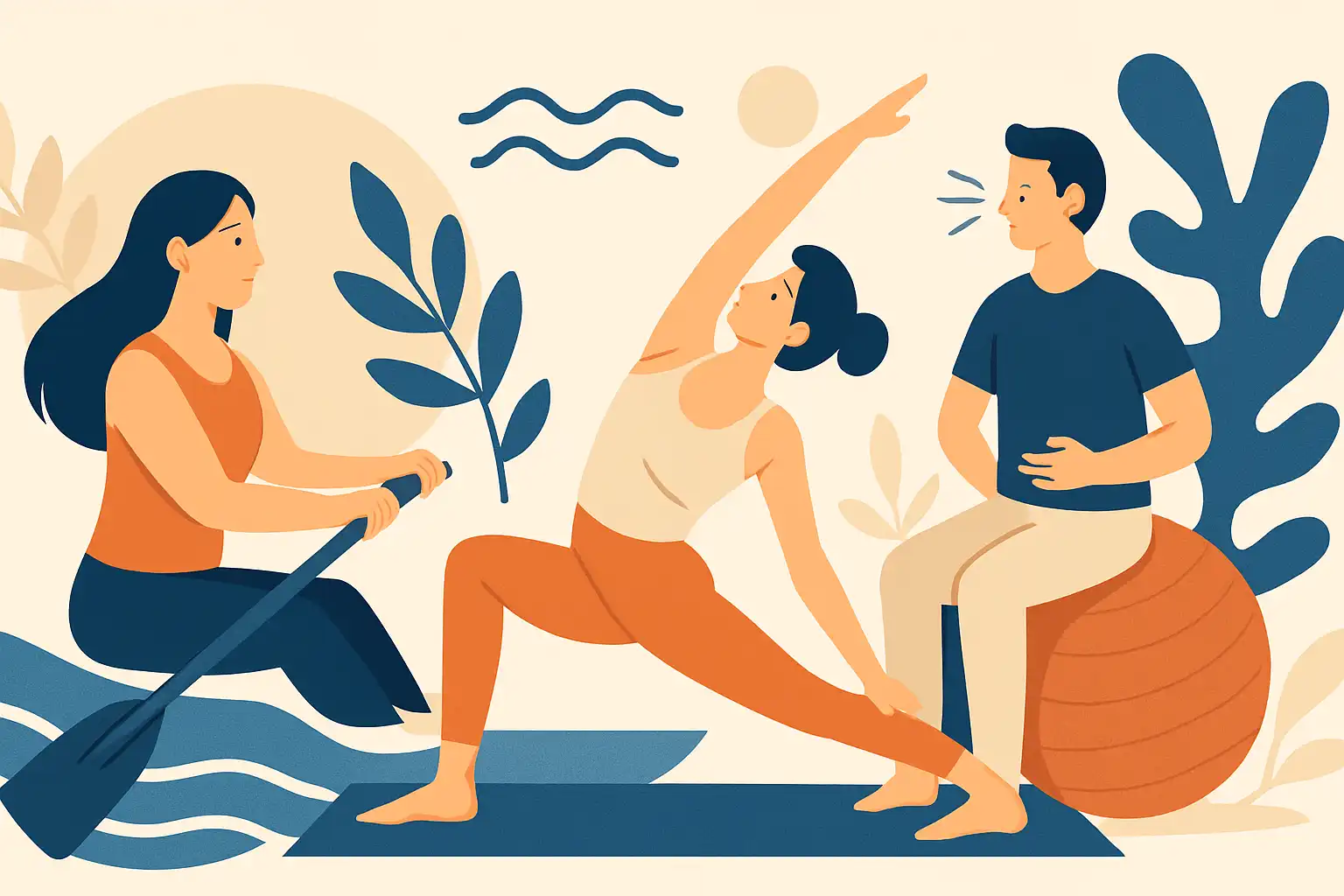 Zo verbeter je je roeitechniek met yoga: stretches, ademhaling en balansoefeningen die echt werken