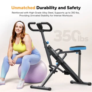 Hennova Squat rack - Leg press - Power rack - Roeimachine - Inklapbaar - Verstelbaar - Multifunctioneel - Weerstandsniveaus - 2 in 1 apparaat - Eenvoudige montage - Zwart -