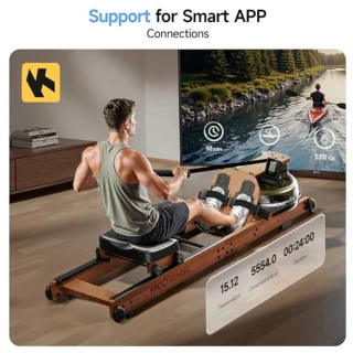 Inklapbaar Waterroeitoestel voor Thuisgebruik met Watertank en Bluetooth Display