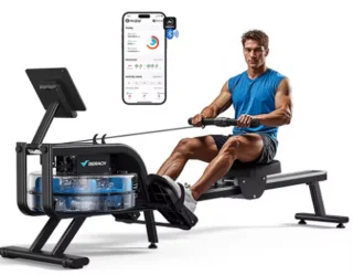 MERACH Water Resistance Roeitrainer - Water roeitrainer - Roeimachine - Roeitrainers voor Thuis - Met App en Bluetooth