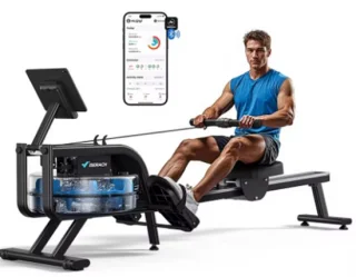 MERACH Water Resistance Roeitrainer - Water roeitrainer - Roeimachine - Roeitrainers voor Thuis - Met App en Bluetooth