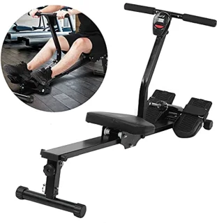 Opvouwbare Fitness Roeitrainer - Belastbaar tot 120 kg met Stil Magnetisch Remsysteem